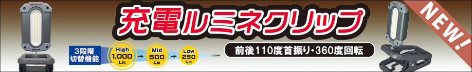 充電ルミネクリップ1000RC